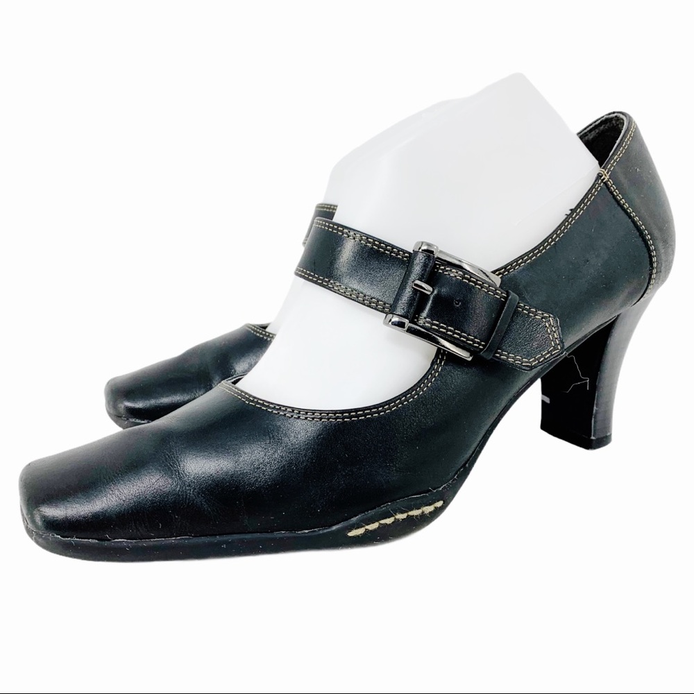 Vintage Square Toe Mary Jane Heels